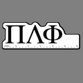 6" Ruler W/ Pi Lambda Phi